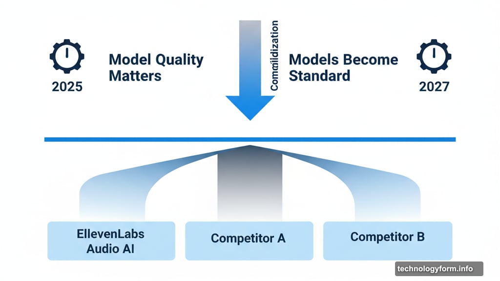Audio AI models will become commoditized within two years