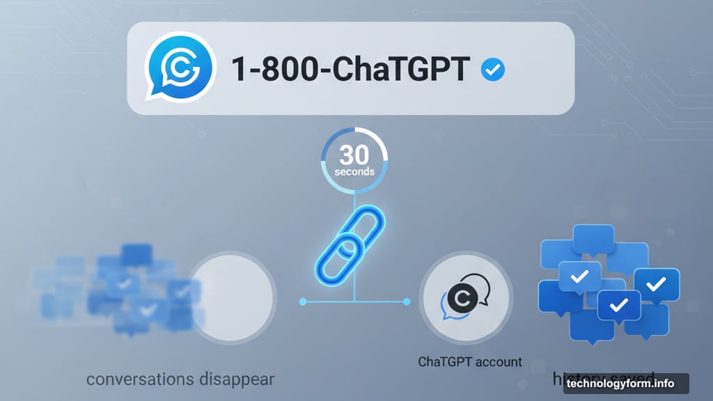 Link ChatGPT account before deadline to save WhatsApp conversation history