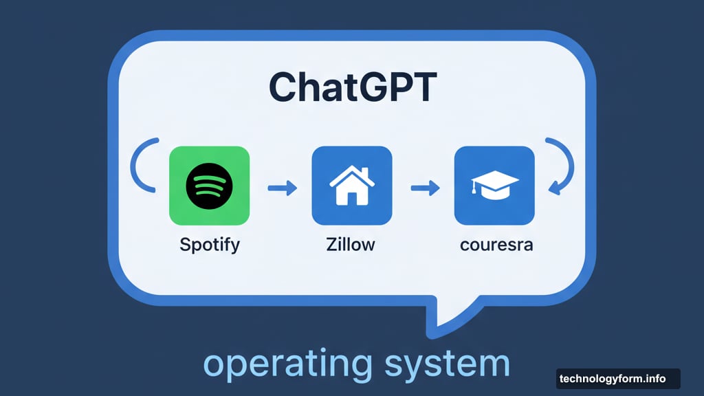 ChatGPT runs apps like Spotify and Coursera inside chat interface