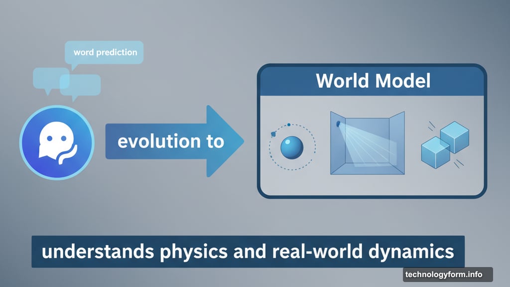 World models understand physics versus text-only AI like ChatGPT