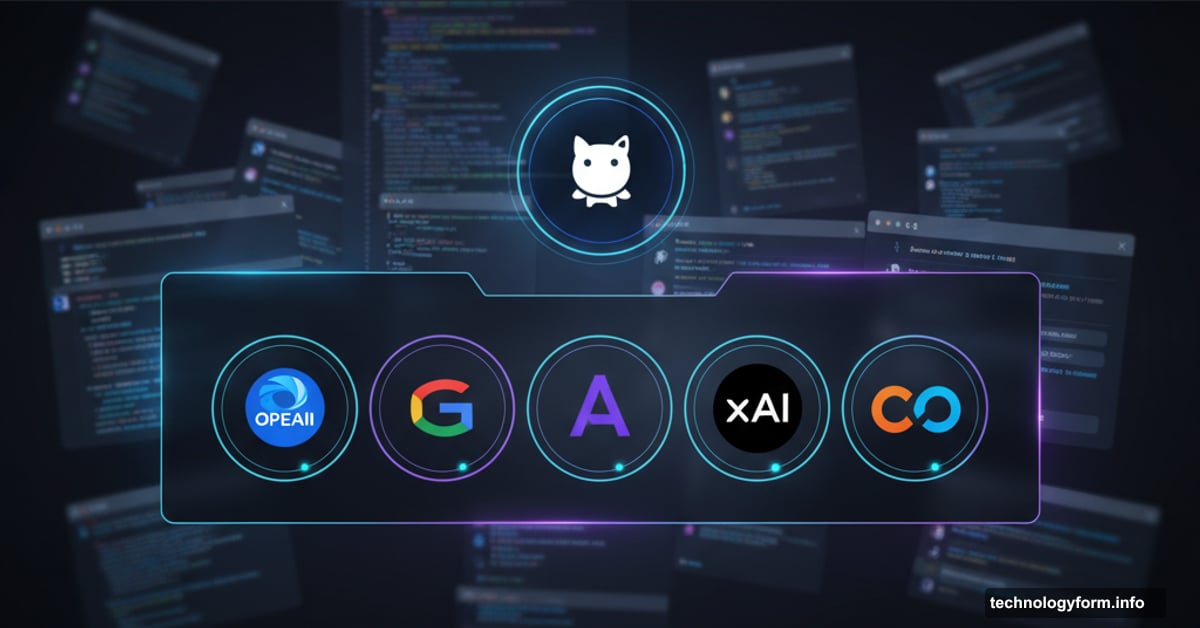 GitHub Agent HQ dashboard centralizing multiple AI coding agents interface