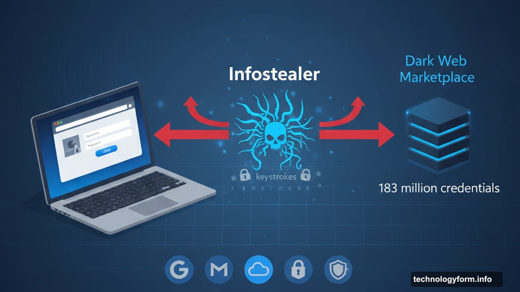 Infostealers capture login credentials and sell on dark web marketplaces