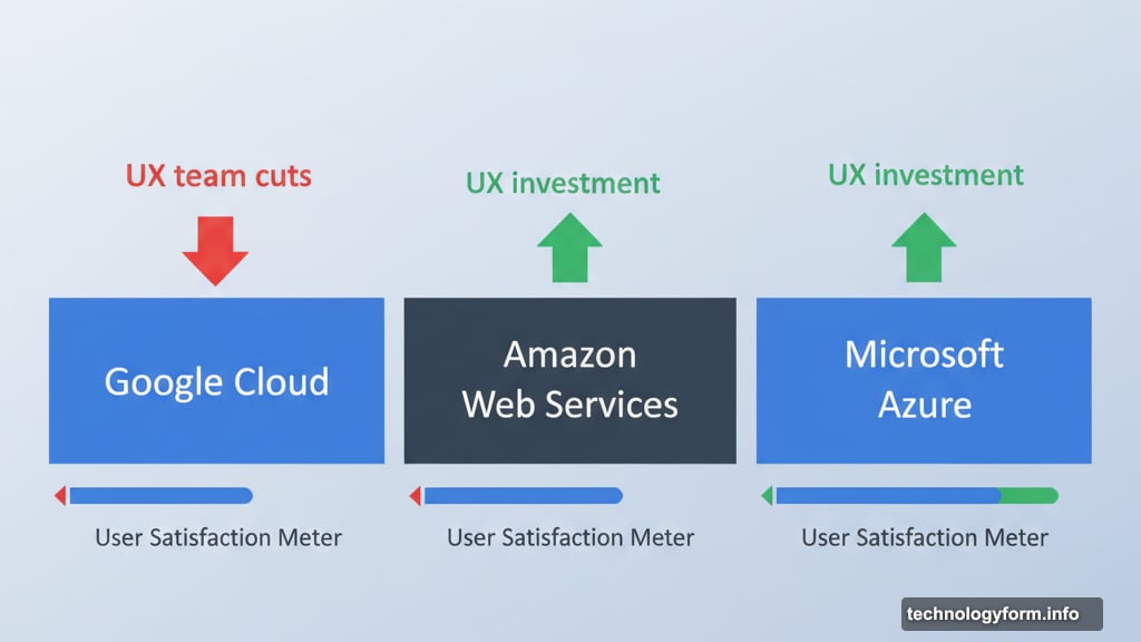 Google Cloud competes with AWS and Azure on user experience