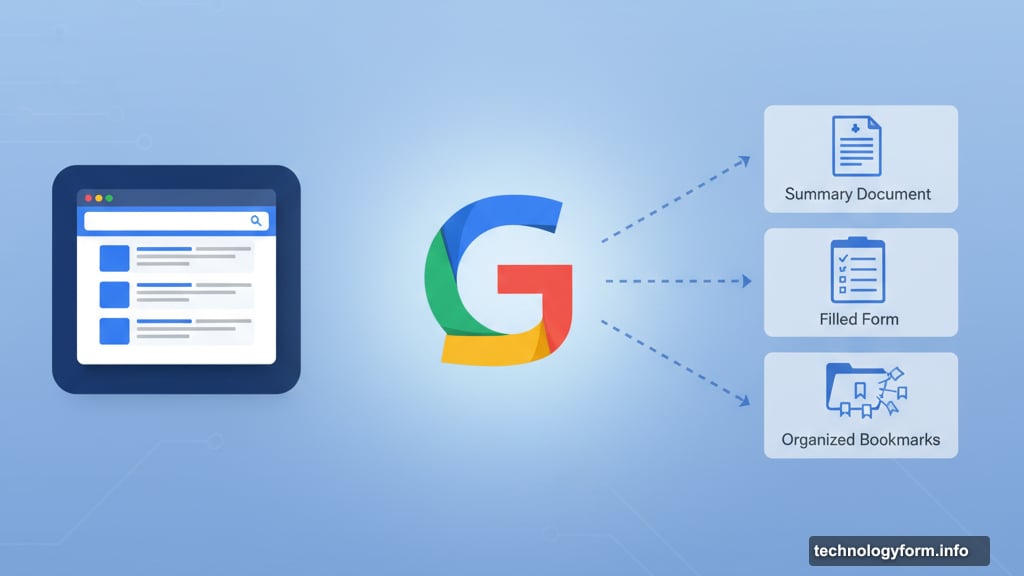 Gemini works in background while you browse Chrome normally