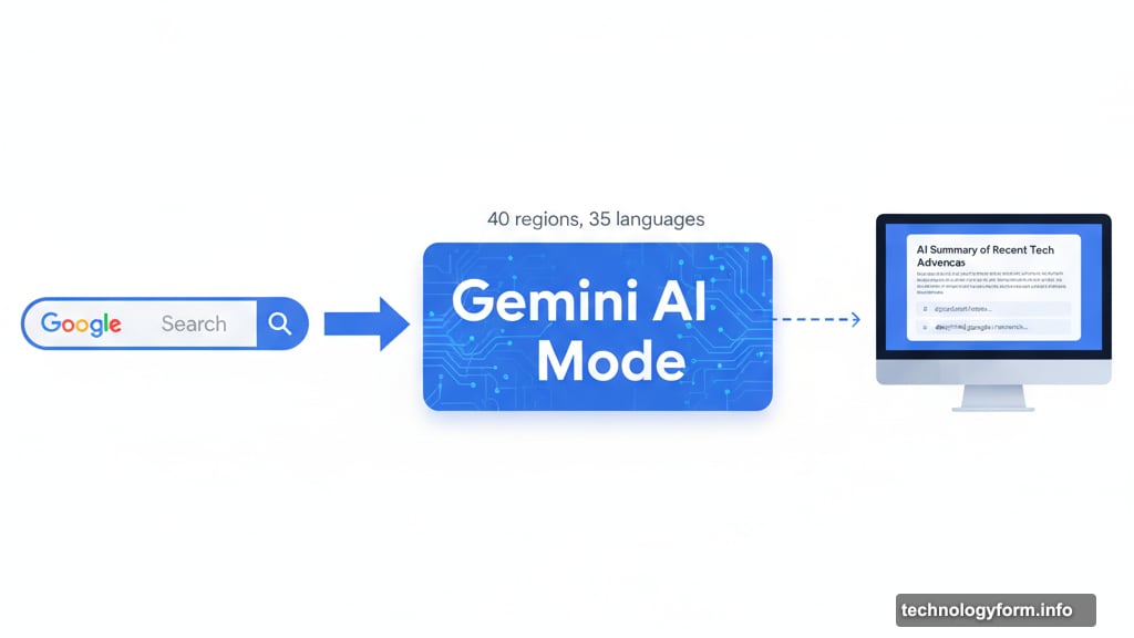 AI Mode now works in 40 new regions and supports 35 languages