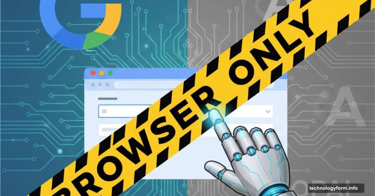 Google Gemini AI browser control with competitors ahead and limitations warning