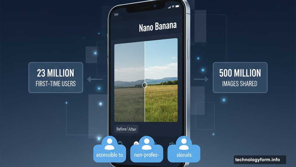 Nano Banana image editing model drives massive user engagement and adoption
