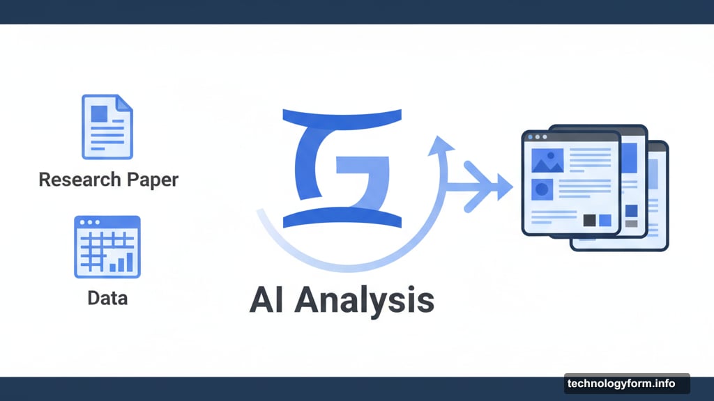 Gemini transforms uploaded source materials into structured slide presentations