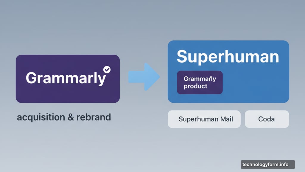 Grammarly acquired Superhuman and rebranded the entire company name