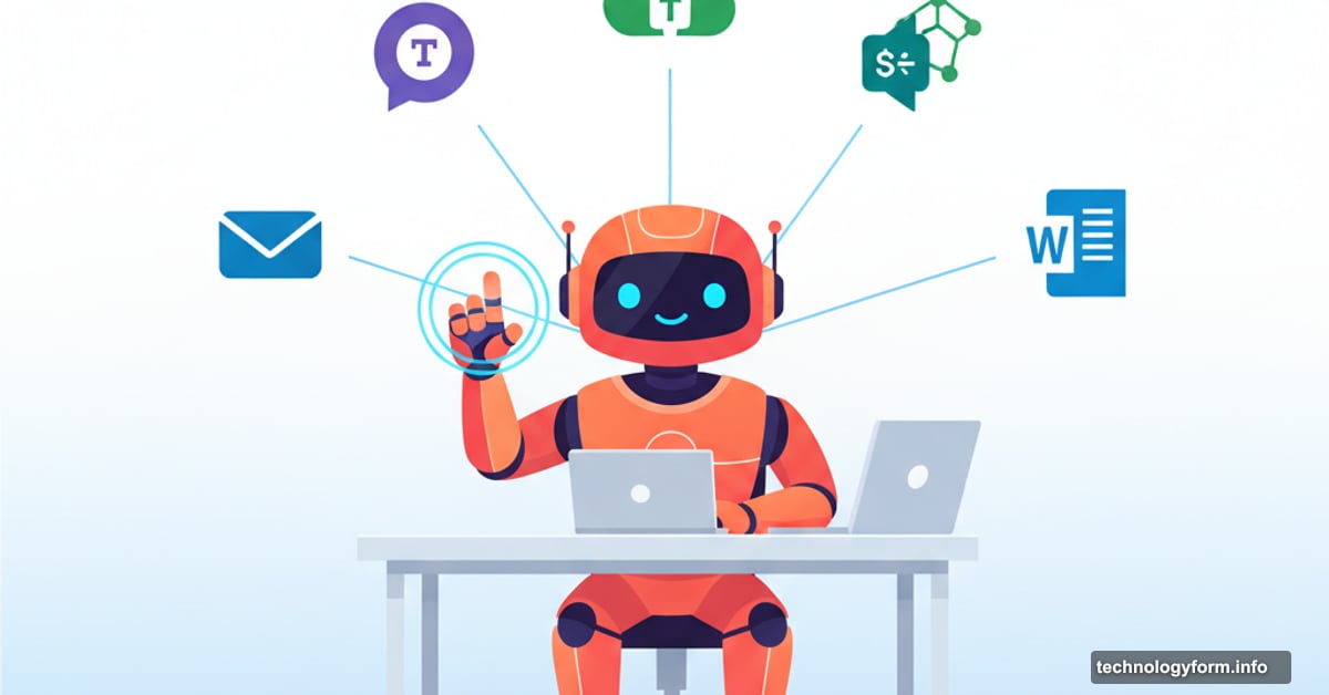 Claude AI assistant connected to Microsoft 365 apps integration