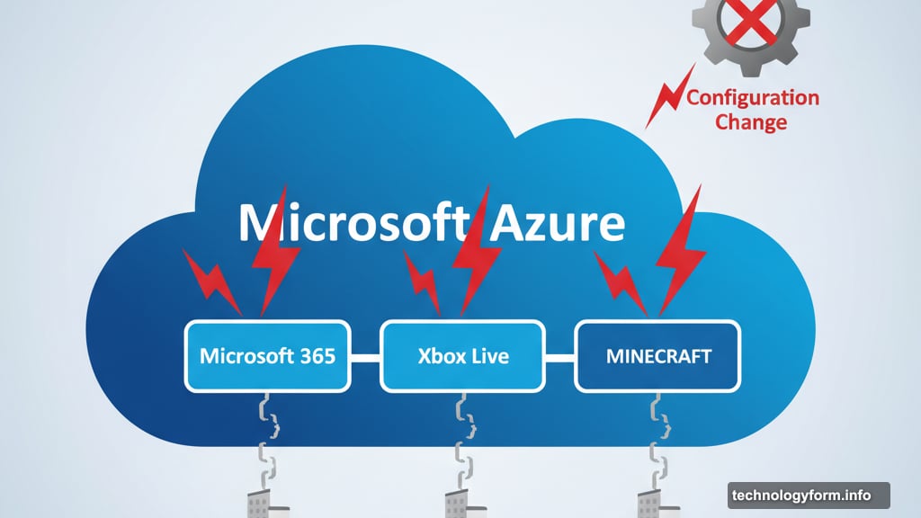 Inadvertent configuration change triggered Azure outage affecting multiple services