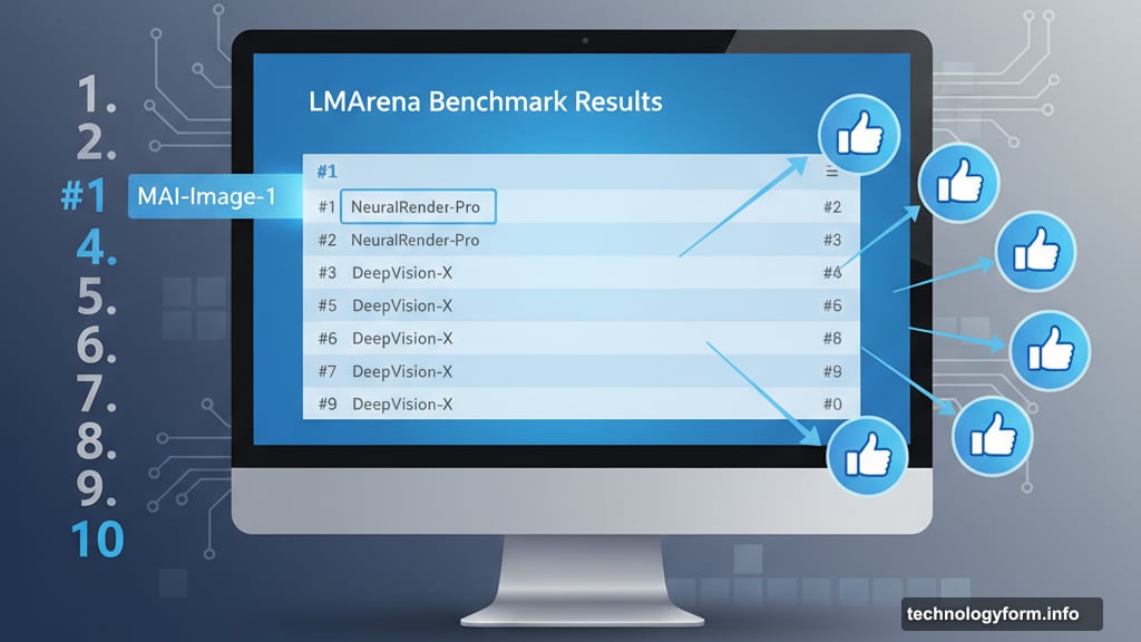 LMArena benchmark site where humans compare AI outputs and vote