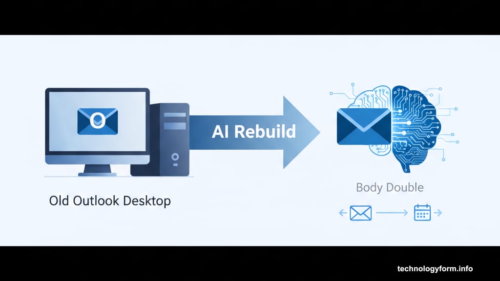 Microsoft rebuilding Outlook from scratch for AI body double vision