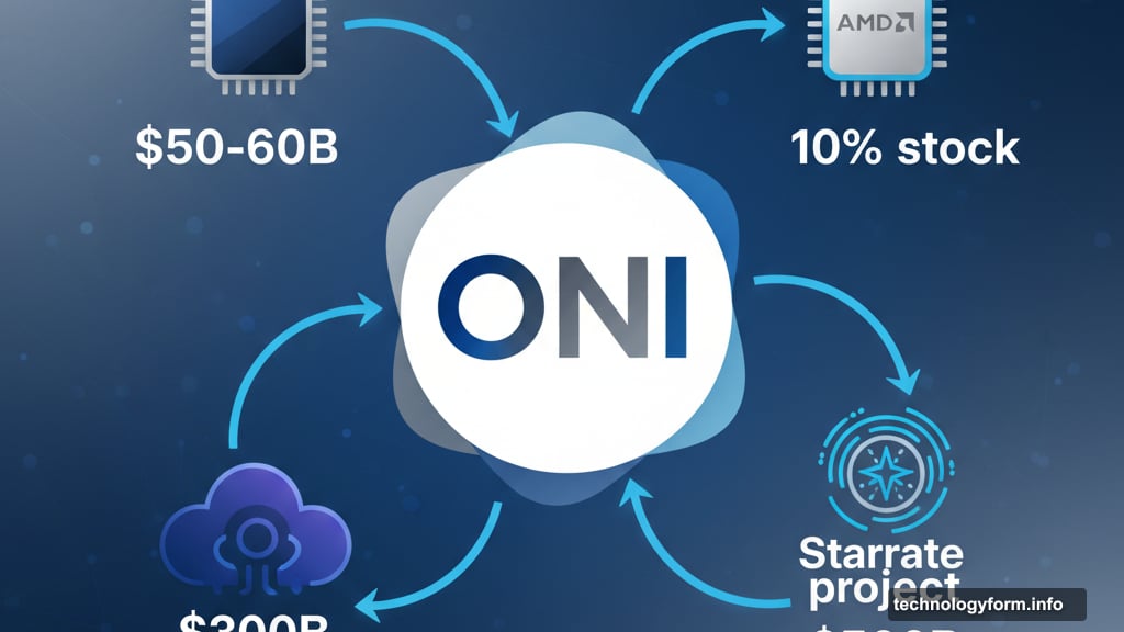 OpenAI infrastructure agreements with Nvidia, AMD, Oracle, and Stargate