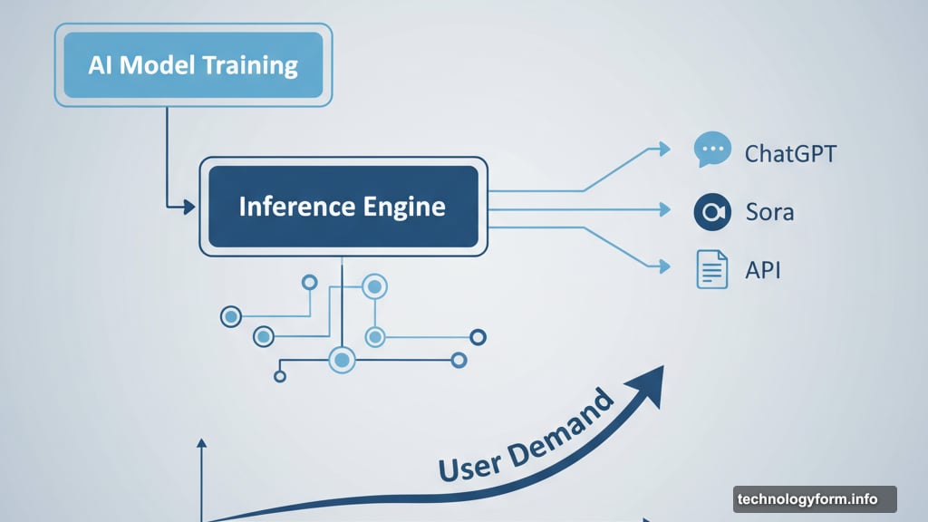 Inference work powers ChatGPT and Sora for exploding user demand