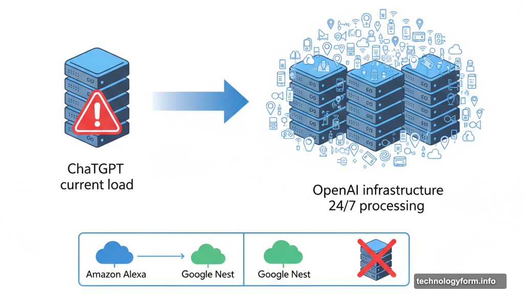 OpenAI infrastructure struggles to handle millions of always-on AI devices