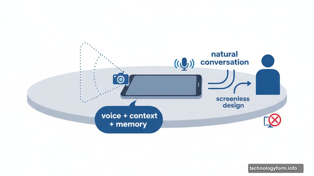 AI device that understands your world without needing a screen