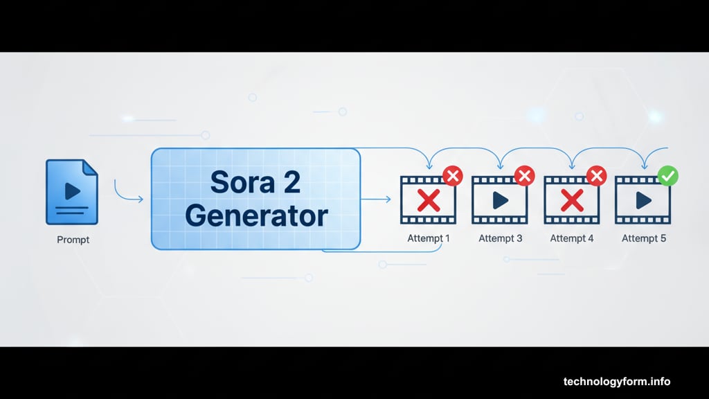 Generate multiple times without hesitation for better Sora results