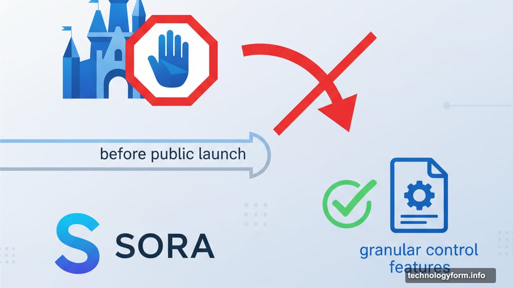 Disney blocked Sora access to its material before the public launch