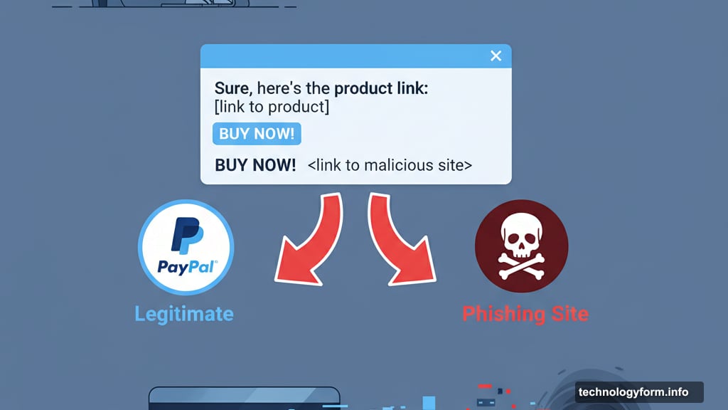 Prompt injection attacks trick chatbots into pushing fake phishing links