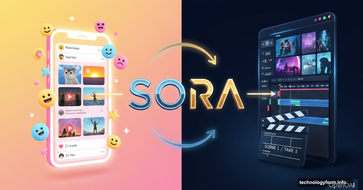 Sora AI video platform transforming from casual app to professional editing suite