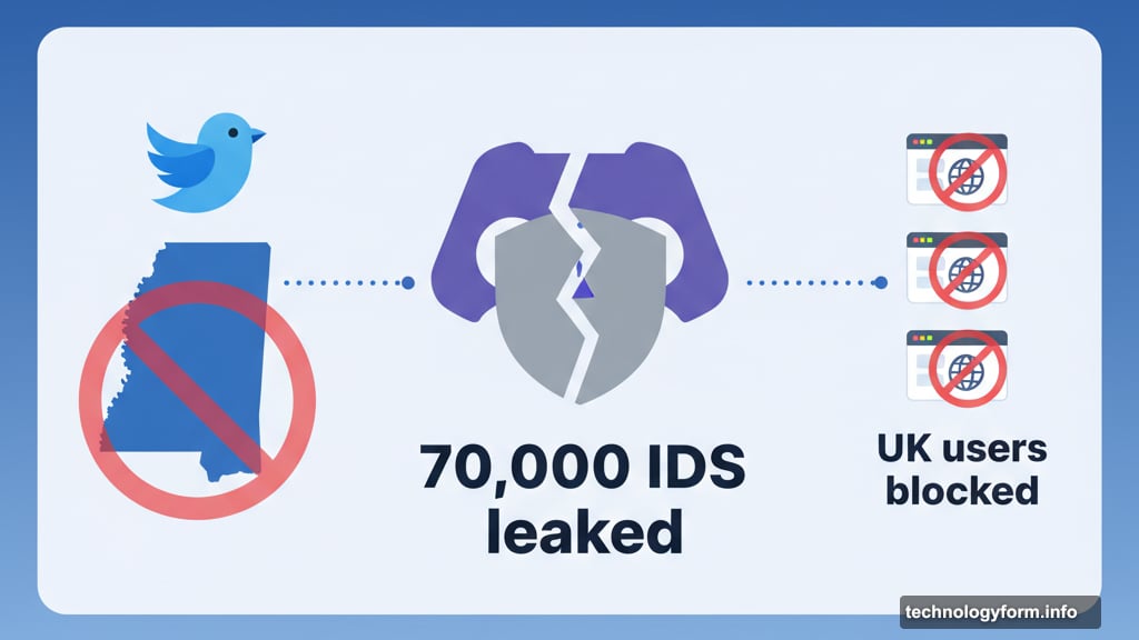 Bluesky blocks Mississippi while Discord suffers government ID breach