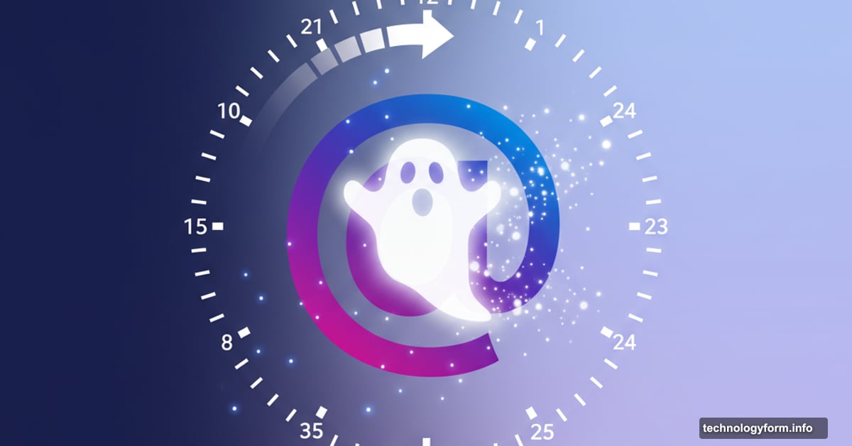 Threads logo with transparent ghost and 24-hour countdown timer