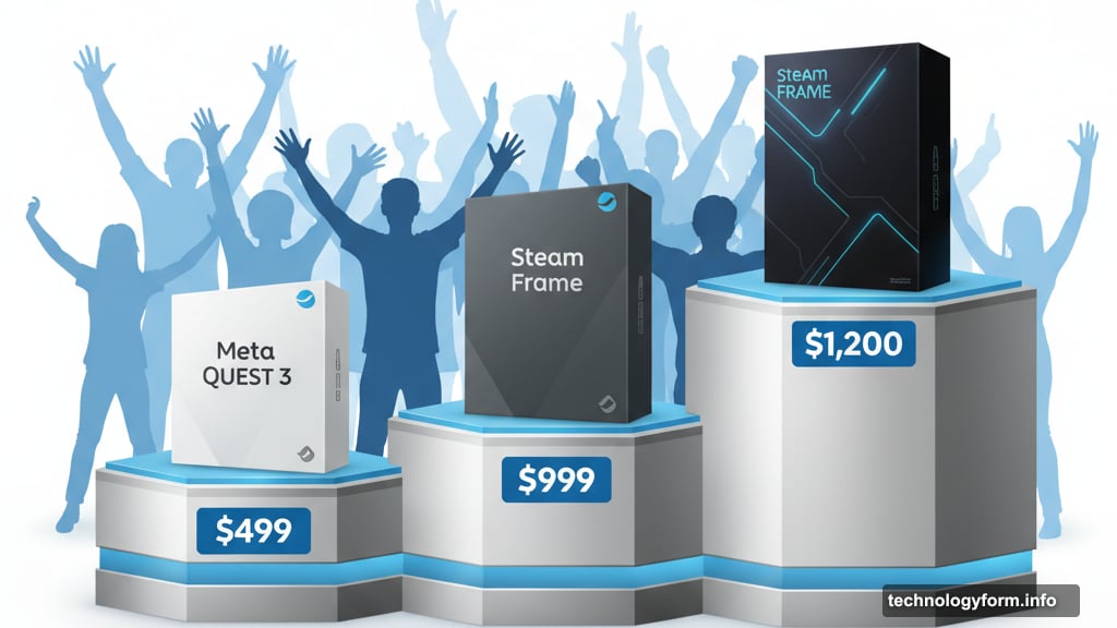 Steam Frame costs more than double the Meta Quest 3