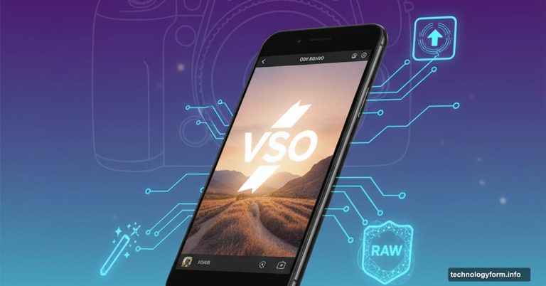VSCO mobile app with AI editing tools and professional photography features