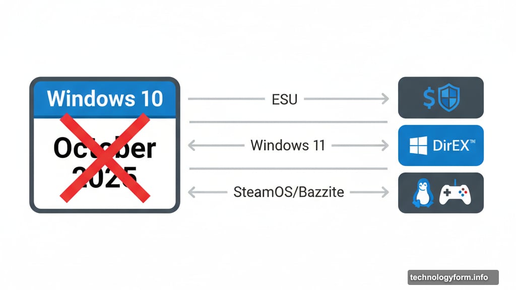 Windows 10 gamers face three options after October 2025 deadline