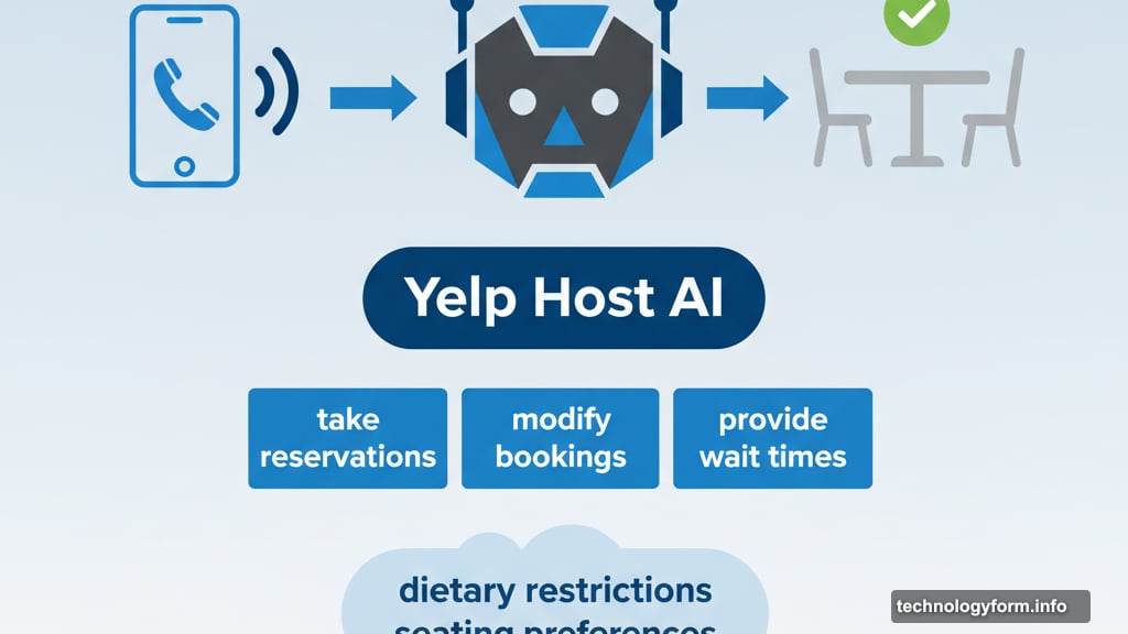 Yelp Host AI answers calls and books restaurant tables