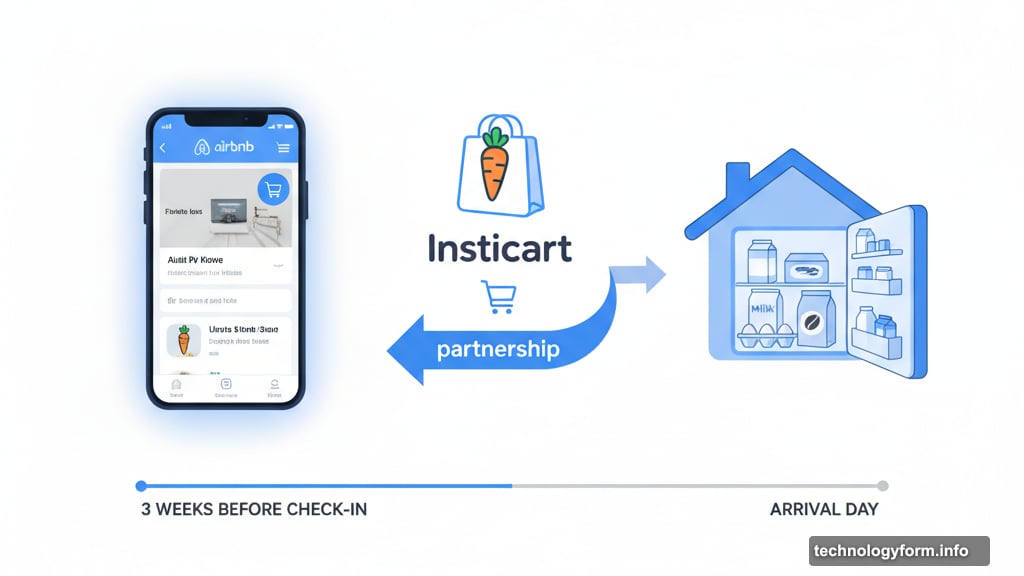 Airbnb partners with Instacart to pre-stock groceries before guest arrival