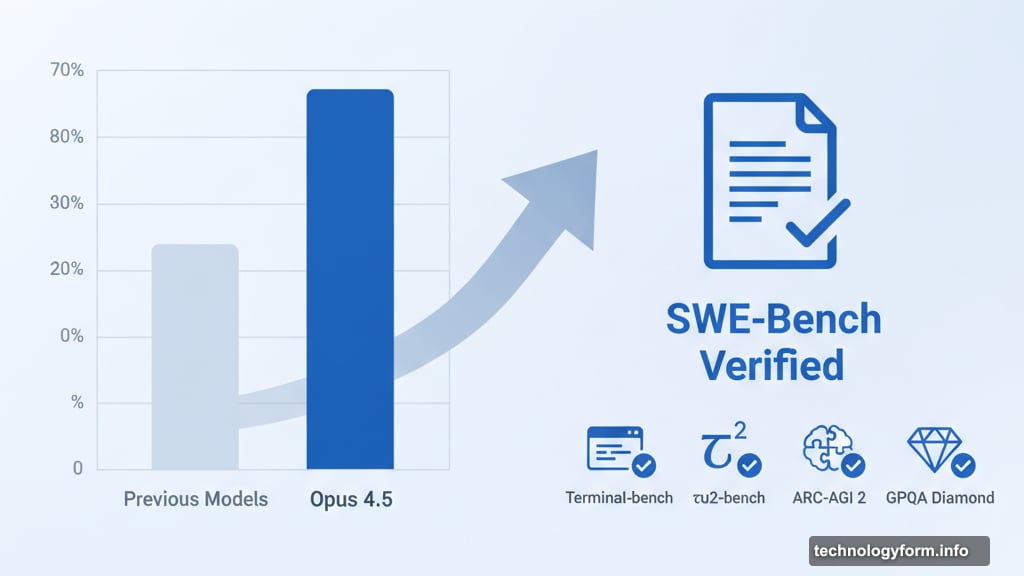 Opus 4.5 scored over 80 percent on SWE-Bench verified benchmark