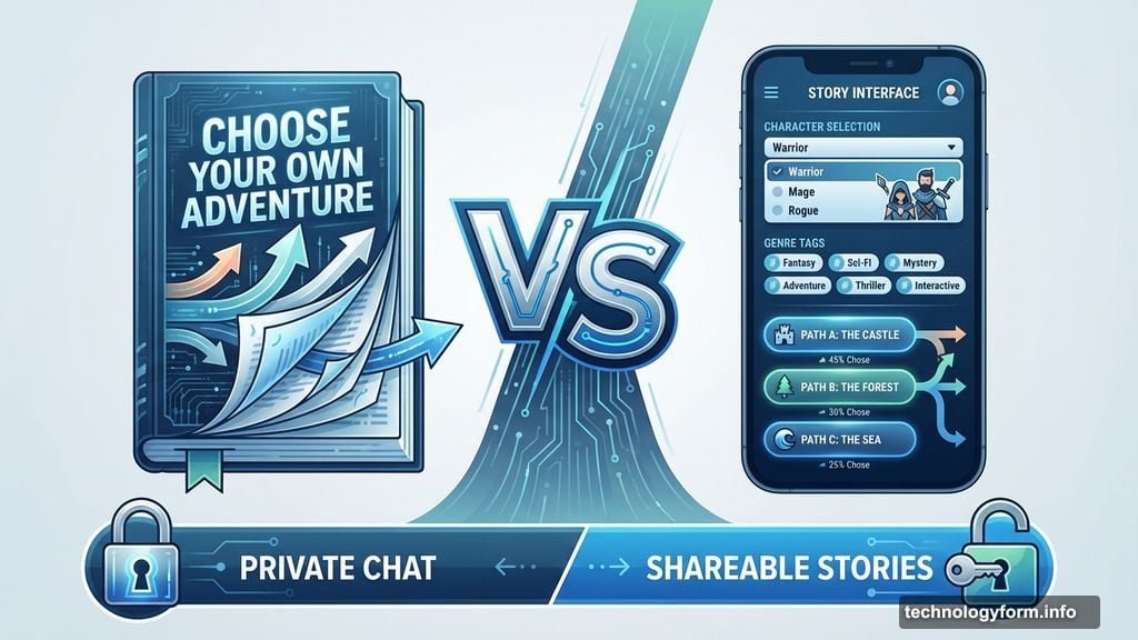 Interactive stories work like Choose Your Own Adventure with replayable format