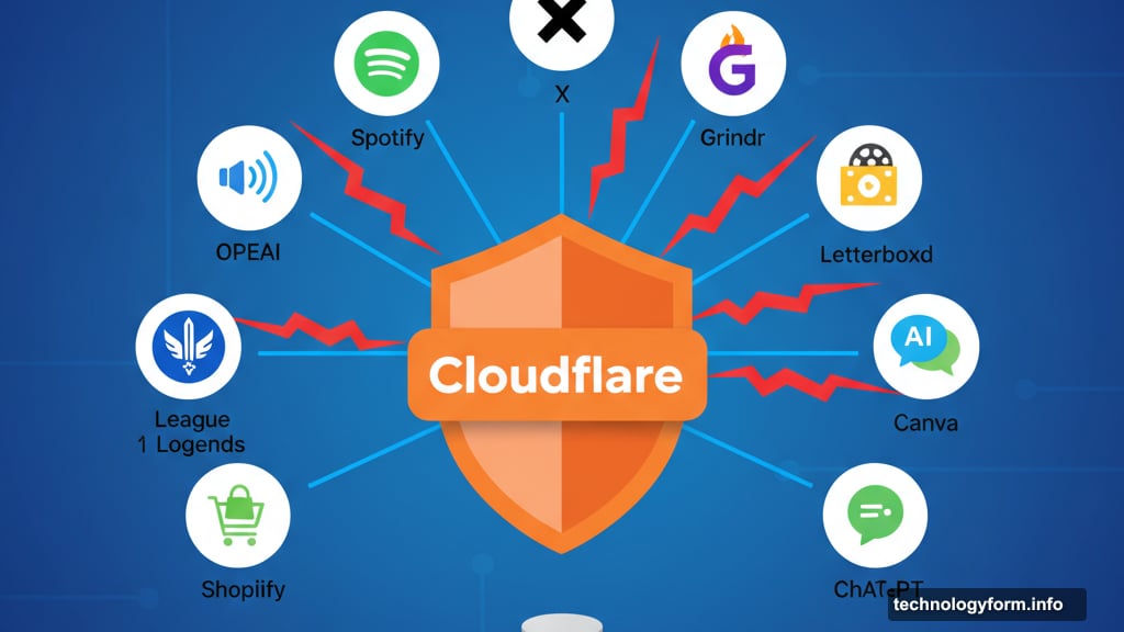Cloudflare database failure cascaded to OpenAI, Spotify, and other services