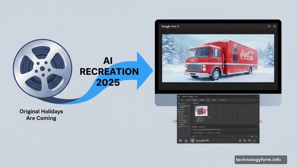 Coca-Cola remade 1995 commercial using Google Veo and AI tools