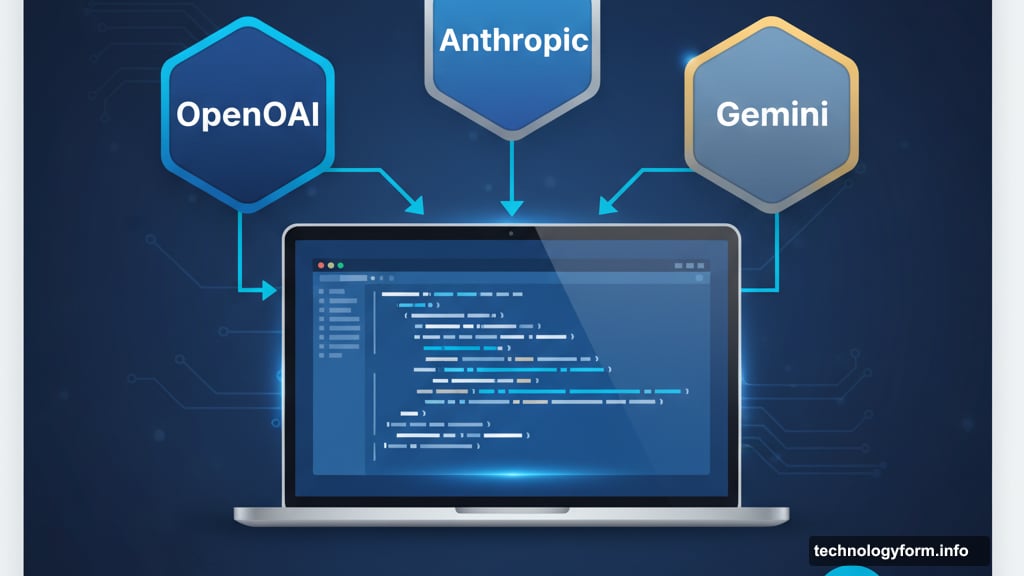 Startups can choose between Google Anthropic or OpenAI models freely