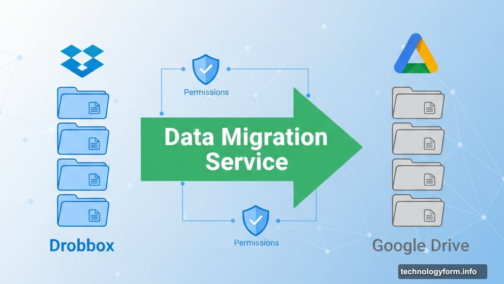 Google Drive migration tool maintains folder structure and permissions automatically