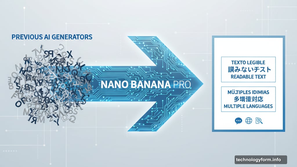 Nano Banana Pro renders legible text across multiple languages