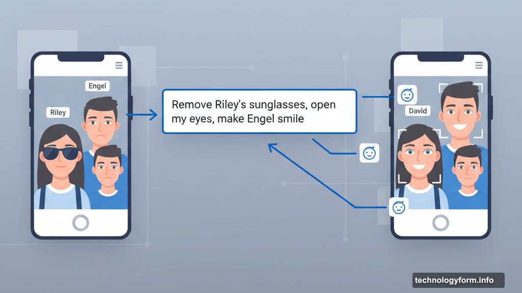 Personalized edits recognize faces and apply different edits to different people