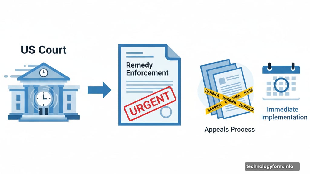 Judge Brinkema pushing for rapid enforcement before Google appeals