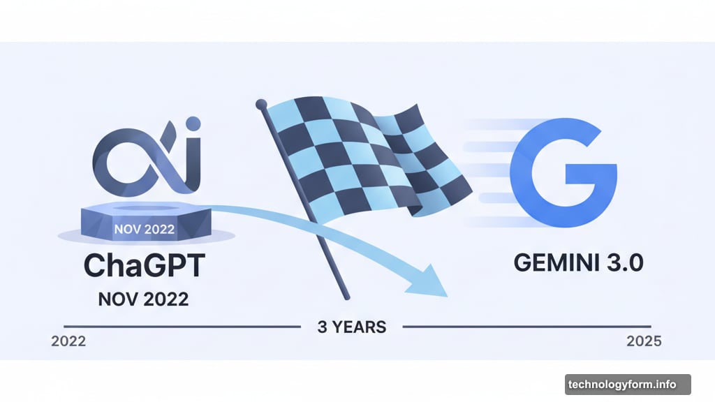 Google's three years playing catch-up to OpenAI's ChatGPT launch