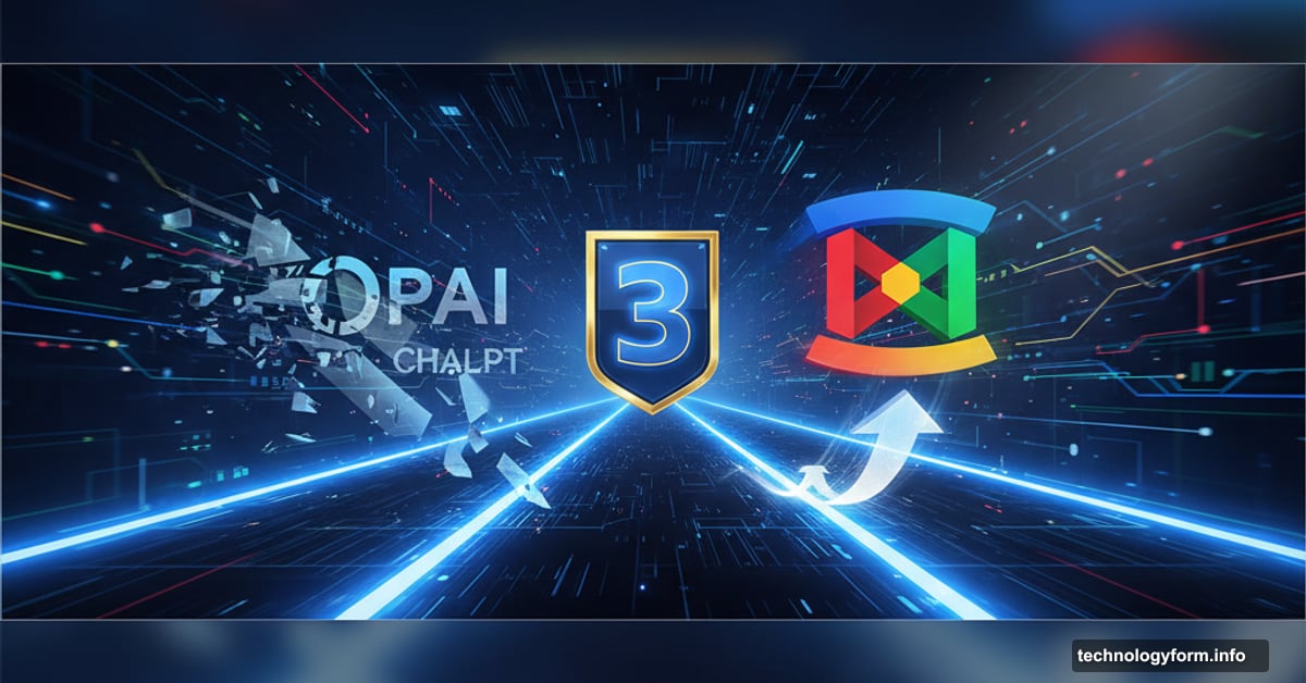 Google Gemini 3 overtaking OpenAI ChatGPT in dramatic AI race