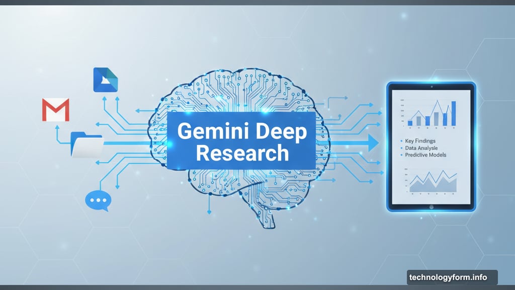 Gemini mines Gmail Drive and Chat to create comprehensive reports