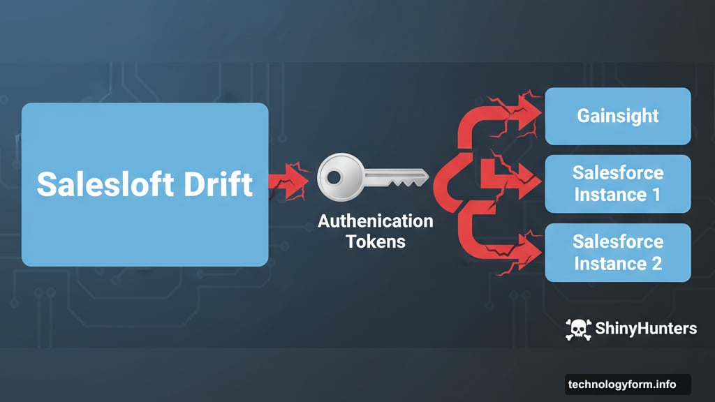 Supply chain attack cascading from Drift through Gainsight to Salesforce