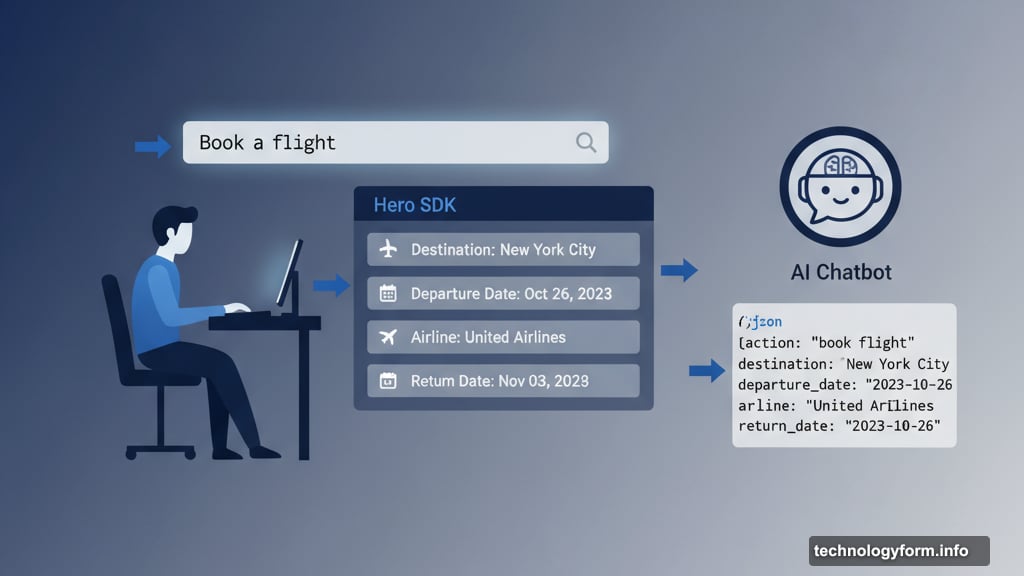 Hero SDK autocompletes AI prompts with structured fields like Gmail Smart Compose