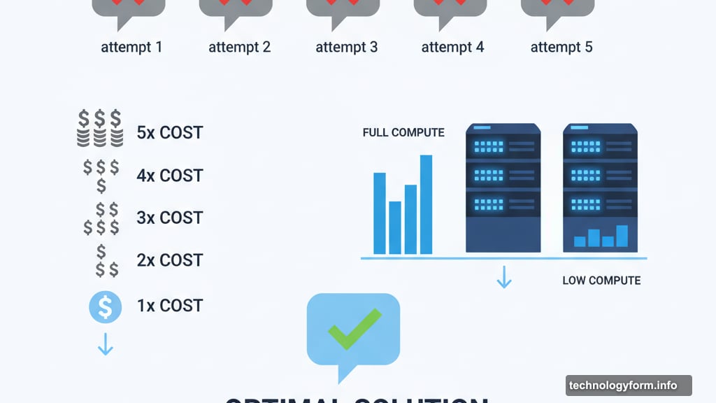 Autocomplete reduces AI messages from five attempts to one lowering server costs