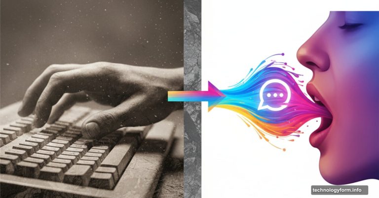 Typing keyboard versus speaking with ChatGPT voice mode sound waves