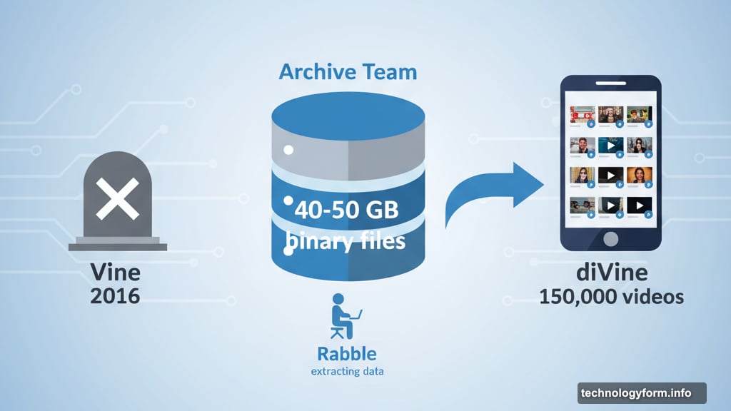 Archive Team saved Vine's library in massive binary files