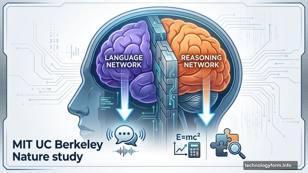 Brain imaging shows different neural networks for language versus reasoning